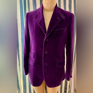 Purple Velvet Etro Blazer